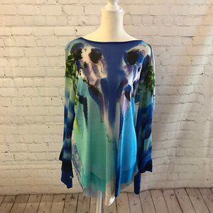 Watercolor Flowy Tunic